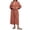 Orange, variant on WCJM Warm Robes for Women Womens Open Front Long Sleeve Sleepwear Two Layer Relaxed Pajama Robe