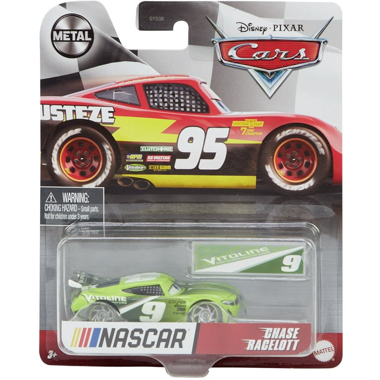 カーズ マテル CHASE RACELOTT NASCAR ミニカー Disney Pixar Cars Nascar Singles, 1:55 Die-Cast Chase