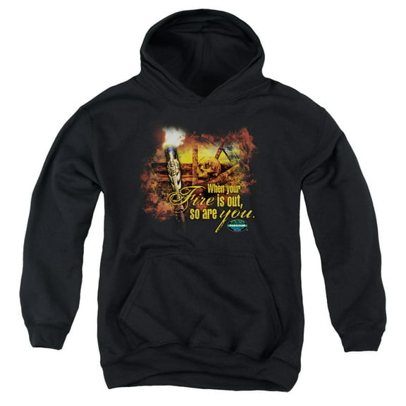 Survivor - Fires Out - Youth Hooded Sweatshirt - Large