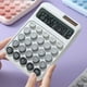 thumbnail image 1 of Calculadora Solar con Batería de 7 Celdas, Ideal para Oficina y Estudiantes | Material: Plástico | Color: E | Dimensiones: 16 X 11 X 2,5 Cm | 1 Unidad | Peso: 130 G | Teclado Mecánico Simulado | Calc, 1 of 6
