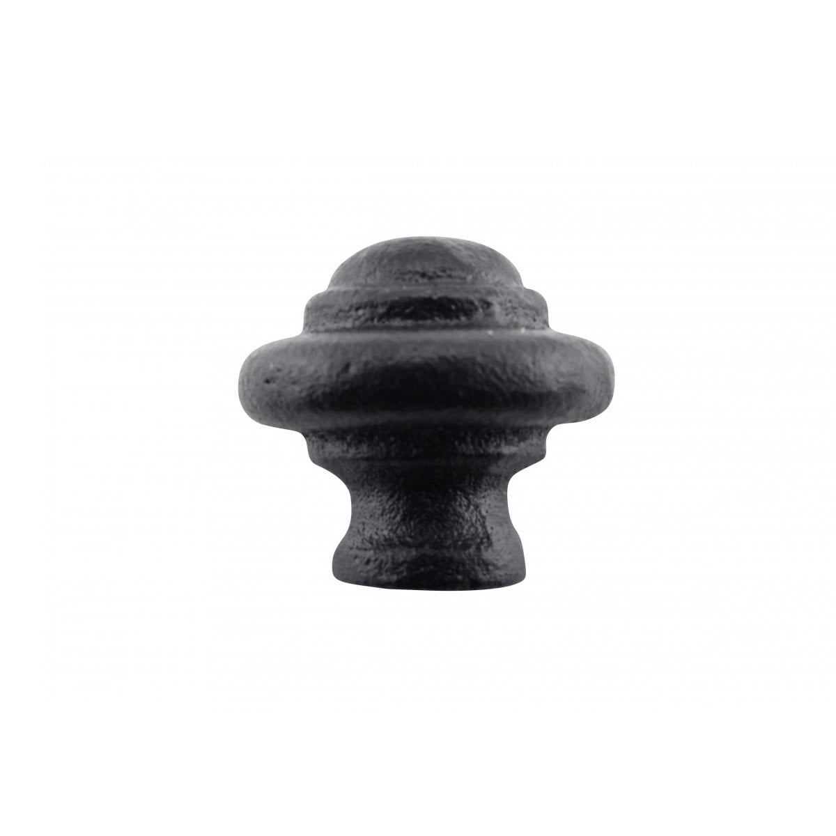 Renovators Supply Cabinet Knobs 1 1/8 in. Round Black Iron Cabinet Handles w/Screws Kitchen Cabinet Handles Pack of 10