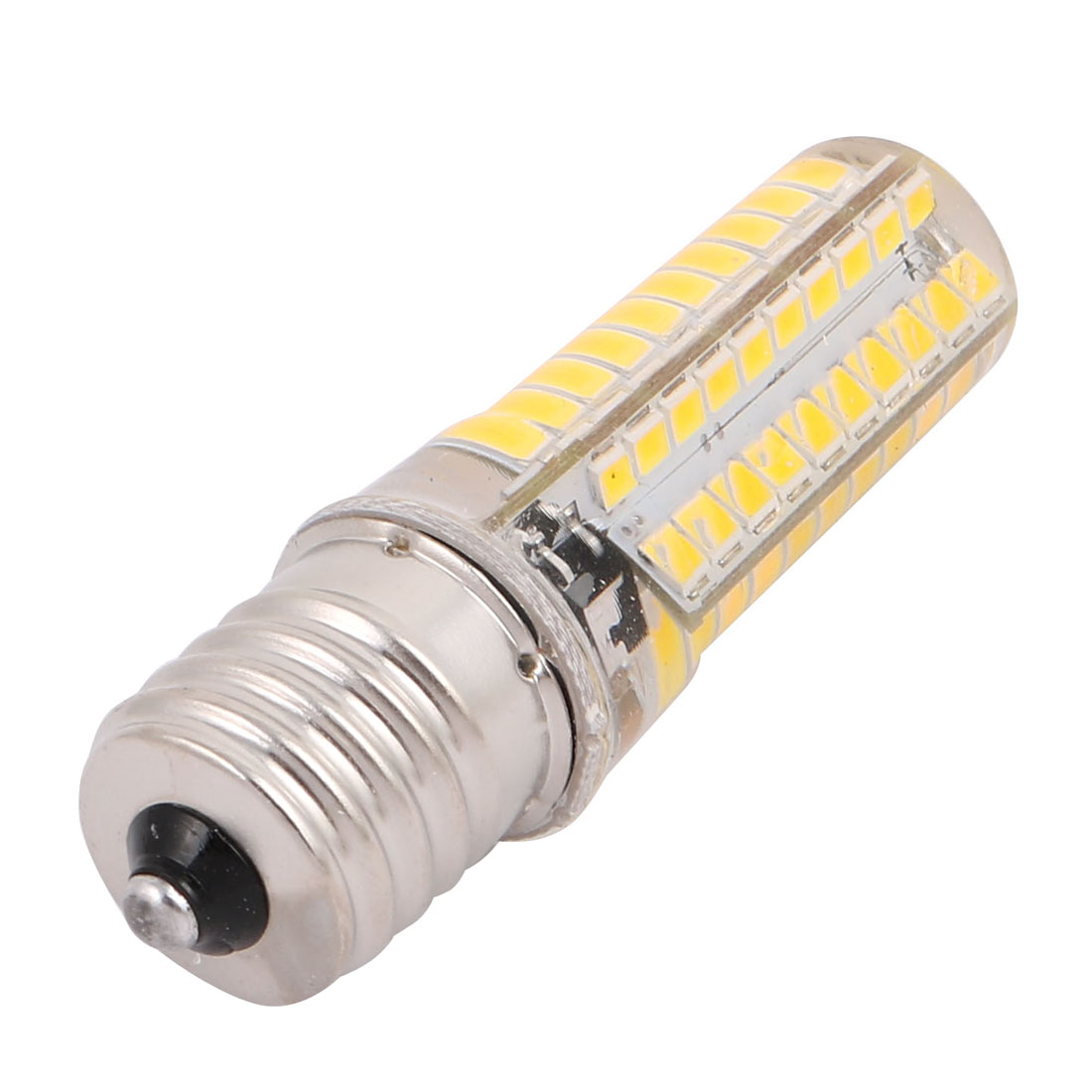 E17 200V240V 5W 80LED 2835 SMD Silicone Gel Crystal Light Dimming Warm
