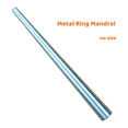 thumbnail image 2 of Ring Size Tools Ring Making Kit with Ring Mandrel Round Model Metal Rod Rubber Jeweler'S Hammer and Polishing Tools, 2 of 9