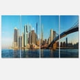 thumbnail image 2 of New York City avec Pont Brooklyn - Impression sur Toile Paysage Urbain, 2 of 3