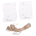 thumbnail image 1 of 100piezas Etiquetas De Boda De Papel Kraft Etiquetas De Agradecimiento Para Regalos Cartas De Agradecimiento Para Recuerdo De Boda De Cuerda, 1 of 4