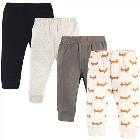 UPC: 0660168624724 | Touched by Nature Baby and Toddler Boy Organic Cotton Pants 4pk Fox 5 Toddler