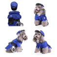 thumbnail image 2 of Costume de Police pour Animaux Halloween Cosplay Structure Simple Vêtement Adorable Uniforme de Police pour Chien Chat Résistant à L'Usure pour Toutes Sortes de Chiots L, 2 of 8