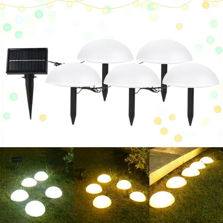 

STEADY Solar Hemisphere Lamp Solar Ground Lights Lamp With 5 LEDs Decorative Lighting