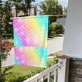thumbnail image 5 of Wukai Fish Scale Garden Flags Double Sided Welcome Garden Yard House Flags Outside Outdoor House (Only Flag), 5 of 8