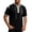 #01 Black 【Mix & Match: Choose Your Favorites】, variant on Men's Colorblock Short Sleeve Hoodie T-Shirt | Cotton Blend Pullover Hooded Top | Crewneck, Athletic Fit, Kangaroo Pocket | Breathable, Stretch Fabric | Casual Daily, | Zenithor,Black L