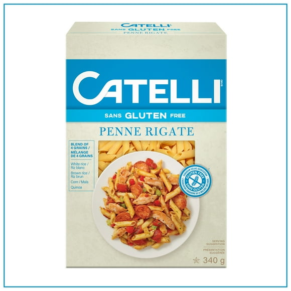 Catelli Gluten Free Penne Rigate Pasta, 340g, 340 g