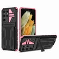 thumbnail image 4 of Decase Phone Case for Samsung Galaxy S22 Ultra Heavy Duty Cover With Slim Credit Card Holder Kicktand Hybrid Mobile Slot Rugged Case For Galaxy S22 Ultra, Pink, 4 of 7