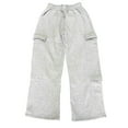 thumbnail image 2 of Pantalones Deportivos de Mujer, Estilo Cargo, de Pierna , Holgados, Ideales para Otoño, para el Trabajo y para Viajar. Gris S, 2 of 9