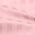 thumbnail image 4 of 30" EXTRA DEEP POCKETS- Pure Giza Cotton (Full Size) Striped Pattern Bed Sheets Set- 300-TC Bedding – Full Size Bed, Full Sheets - Pink Stripe, 4 of 7