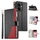 thumbnail image 4 of Funda cartera GANGXUN para OPPO Reno 13F , cuero PU con tarjetero, cremallera, correa de mano, soporte y protección 805°, 4 of 6