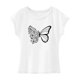 thumbnail image 2 of Camiseta para mujer con cuello redondo y manga corta transpirable para el trabajo, deportes y oficina M, 2 of 7
