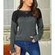 thumbnail image 4 of Elegante top de mujer con sudadera cómoda de encaje negro, 4 of 6