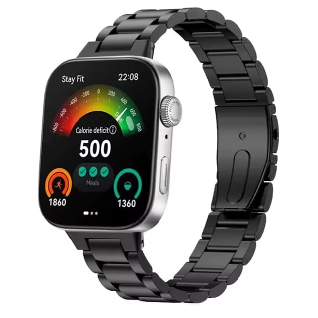 Correa para Huawei Watch Fit 3/4/4 Pro, Acero Inoxidable Eslabones