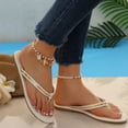 thumbnail image 5 of Byworldtasic Flip Flops for Women Ladies Shower Slippers Summer Flat Sandals Shoes Basic Thongs Soft Beauty Slides, 5 of 8