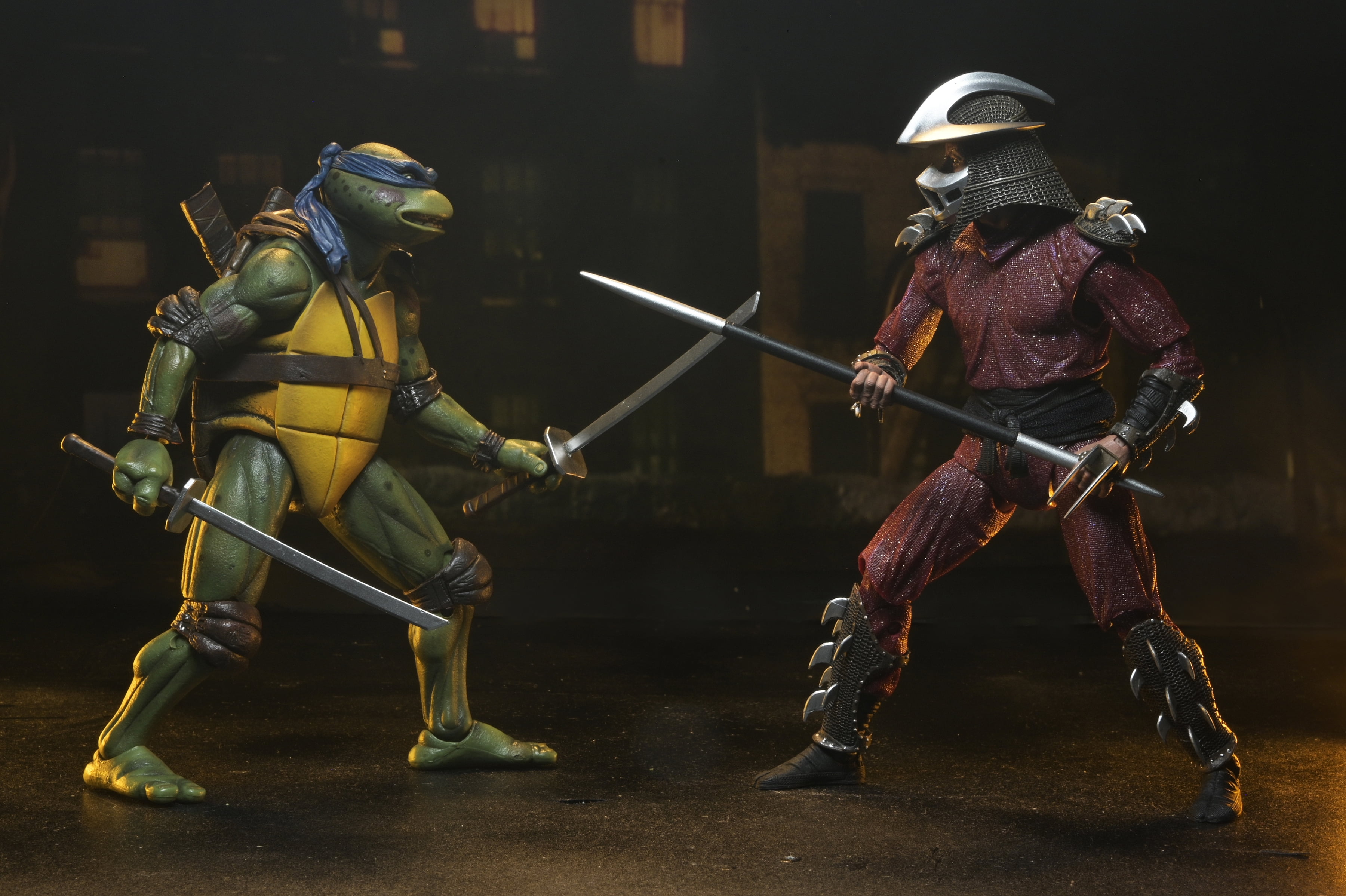 NECA Teenage TMNT ネカ タートルズ レオナルド VS シュレッダー