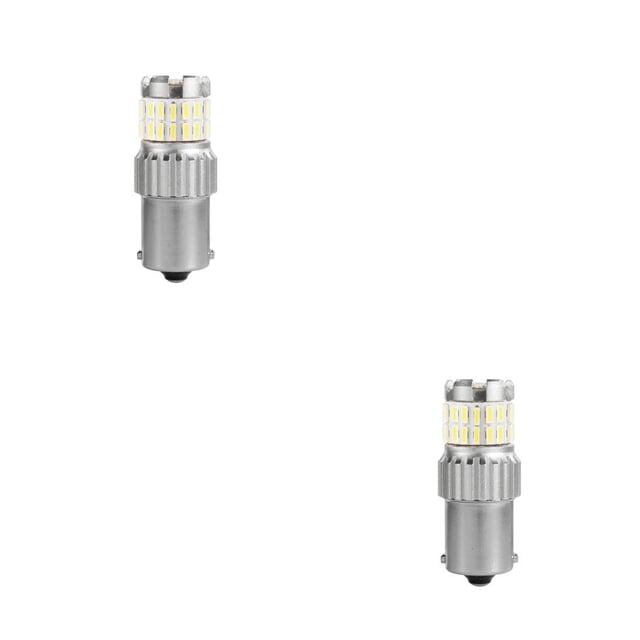 Riwesomey 2 piezas de luz de giro accesorios mejorados buena decoración dispositivo de iluminación lámpara de señal rendimiento estable bombilla de Luz blanca 2piezas Riwesomey CBP448825