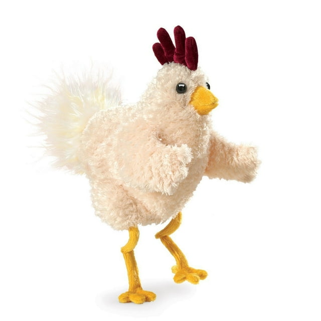 Marioneta de mano Folkmanis Funky Chicken, multicolor, 30 cm