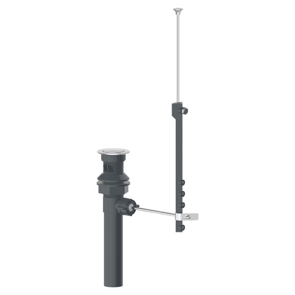 Mainstays Pop-Up Drain with Lift Rod in Satin Nickel