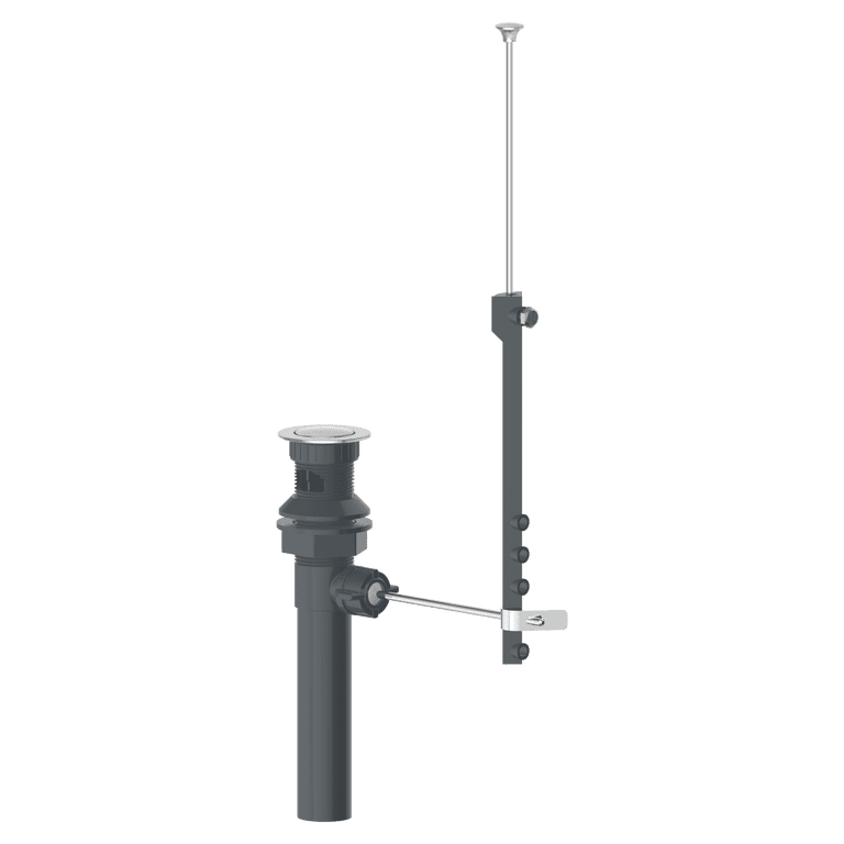 Mainstays Pop-Up Drain Stopper Kit With Lift Rod, Satin Nickel photo 1
