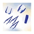 thumbnail image 4 of 50 pinzas de plástico, pinzas prácticas para manualidades, pinzas de plástico, herramienta para manualidades para niños, hogar, escuela, azul, 4 of 5