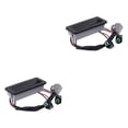 thumbnail image 4 of Scienceny Interruptor de botón de liberación de maletero compacto para entrada rápida de coche accesorios de coche interruptor de puerta negro 2piezas, 4 of 4
