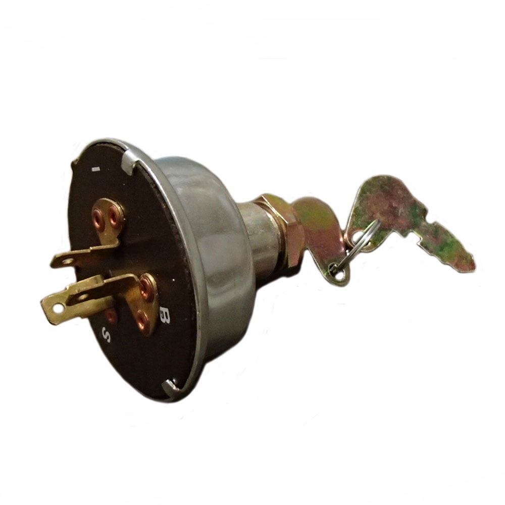 RAParts 194747V91 3 Position Ignition Key Switch with 2 Keys Fits Massey Ferguson 135 150 165 175 180 230 235 245 1100 255 265