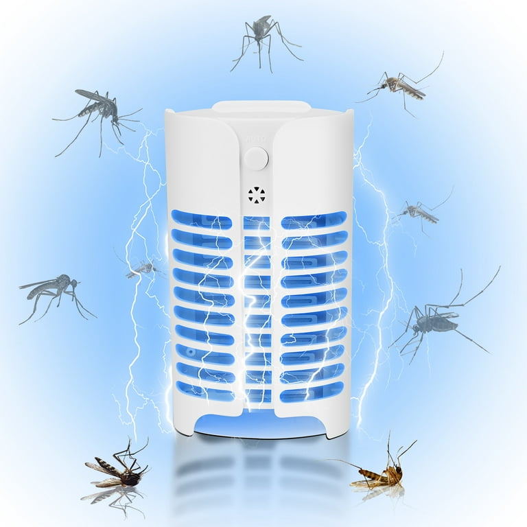  Flying Insect Trap Plug-In, 2023 Upgrade Mosquito Trap Gnat  Killer, Safe Non-Toxic UV Light Attractant Indoor Plug-In Night Light Fly  Trap with Sticky Pad for Flies, Gnats, Moths(1 Pack, White) 