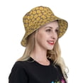 thumbnail image 6 of Bingfone Sunflower Bucket Hat for Men Women,Packable Reversible Printed Sun Hats,Fisherman Outdoor Travel Hiking Beach Caps, 6 of 7