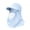 Blue, variant on Sun Hats with Neck Flap Sun Cap Fishing Hats Outdoor-Wide Brim Sun Protection Hat with Removable Face&Neck Flap Cover for Men Women A One Size