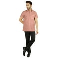 thumbnail image 2 of Bestman SolidÂ&nbsp;Button DownÂ&nbsp;ShirtÂ&nbsp;For MensÂ&nbsp;Loose FitÂ&nbsp;Formal/ Casual Short SleeveÂ&nbsp;Shirt, 2 of 7