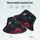 thumbnail image 2 of Balery Red And Green Carnation Sombreros para el sol para hombre y mujer, sombrero de pescador con UPF 50+, 2 of 6