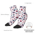 thumbnail image 4 of Goofa Happy Columbus Day Pattern Non Slip Socks with Grips for Elderly, Crew Socks Yoga Hospital Socks Cushioned Sole Gripper Socks for Men Women, 4 of 5