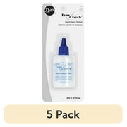 (5 pack) Dritz Fray Check Washable Seam Sealant Fabric Glu with Fine Tip, 0.75 oz