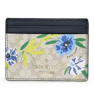 Kate Spade New York Signature Spade Flower Small Slim Card Holder