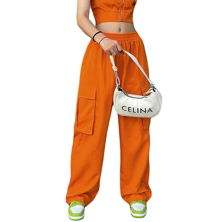 Women Halloween Low Waist Baggy Cargo Pants Drawstring Loose Women Halloween Low Waist Baggy Cargo Pants Drawstring Loose