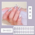 thumbnail image 4 of 22Pcs Self-Adhesive Nail Wraps, Nail Gel Polish Strips Full Wraps Stickers Gel Nail Strips Gel Nail Stickers, 4 of 8