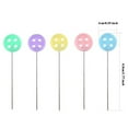 thumbnail image 4 of Summer 50pcs Stick Pins for Sewing ,Straight Pin for Fabric,Straight Pins with Big Heads,1.8inch Button Head Quilting Flat Pins for Sewing,Multicolor Stick Pins for Dressmaker and Sewing, 4 of 8
