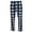 Grey Buffalo Plaid, variant on Hanes Fleece Pajama Pants (Men Big & Tall)