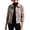 Khaki-05, variant on Women's Cropped Jacket Lapel Button Down Short Casual Outerwear Coat for Fall Winter Wear