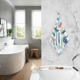 thumbnail image 2 of Yayeee 100% Cotton Hand Towels for Bathroom 16" x 28" Soft Absorbent Kitchen Towel, Colorful Sailboats, 2 of 7