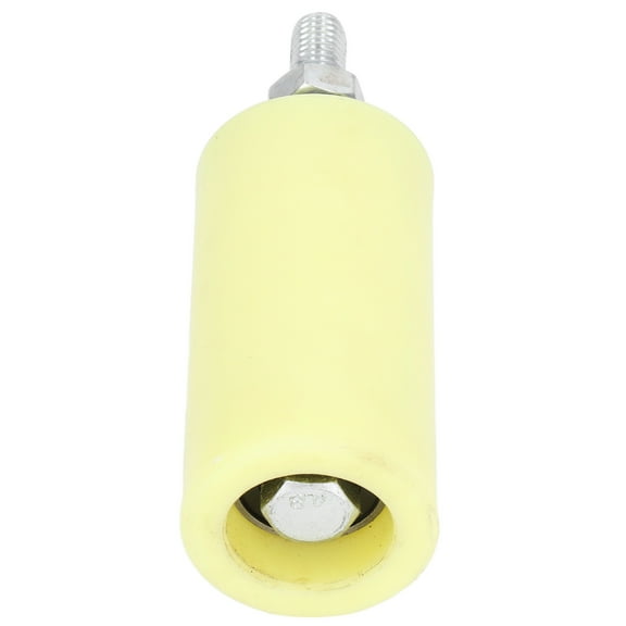 Fyydes Hard Nylon Roller,Slide Gate Guide Post Roller,Slide Gate Guide Post Roller Hard Nylon Heavy Duty Rolling Door Guider Support Assembly 100mm