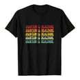 thumbnail image 1 of Pompotops Femmes Casual Lettre Impression Pull Manches Courtes T-Shirt, 1 of 7
