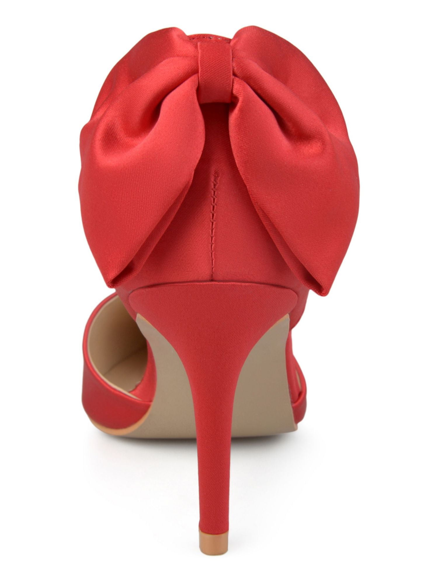 Red bow store shoes heels