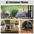 thumbnail image 3 of Gowoodhut Tortoise Habitat On Wheels Large Wooden Tortoise House Outdoor Reptile Cage with Leak-Proof Trays, 3 of 7