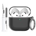 thumbnail image 1 of Funda transparente de TPU AHASTYLE para AirPods 4 con kit de limpieza, 1 of 8